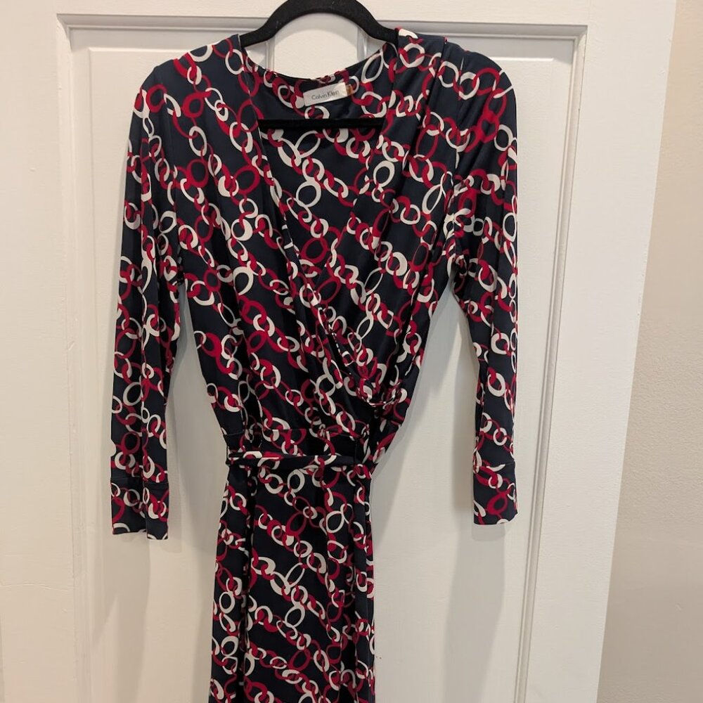 Calvin Klein Wrap Dress